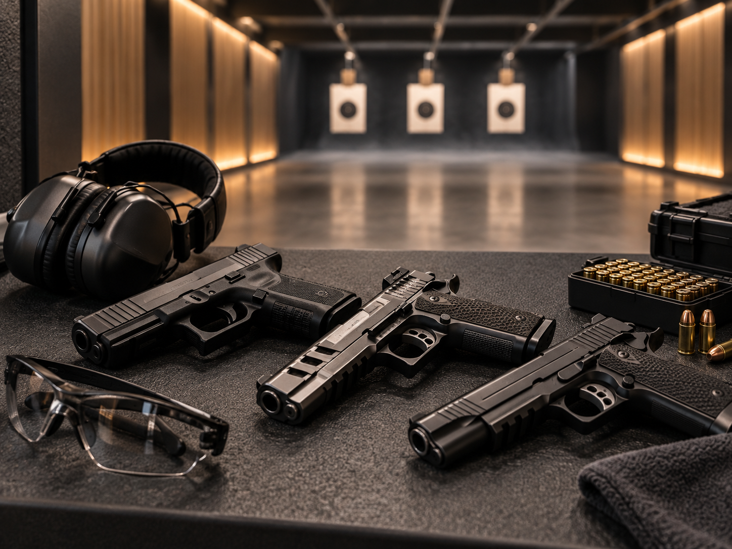 Armes de poing et équipement de tir sportif